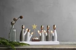 Vardagsrum|Sovrum|Star Trading Adventsljusstake 'Krubba' - Vit