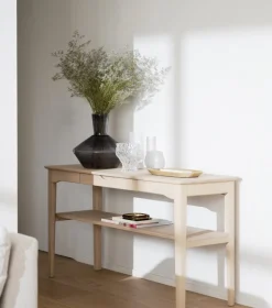 Avlastningsbord|Vardagsrum|Rowico Home Avlastningsbord 'Markham' 140cm - Vitpigmenterad