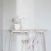 Avlastningsbord|Hall|Rowico Home Avlastningsbord 'Yumi' 120x40cm - Vitpigmenterad ek