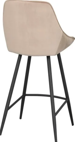 Barstolar|Kök|Rowico Home Barstol 'Sierra' - Beige/Sammet