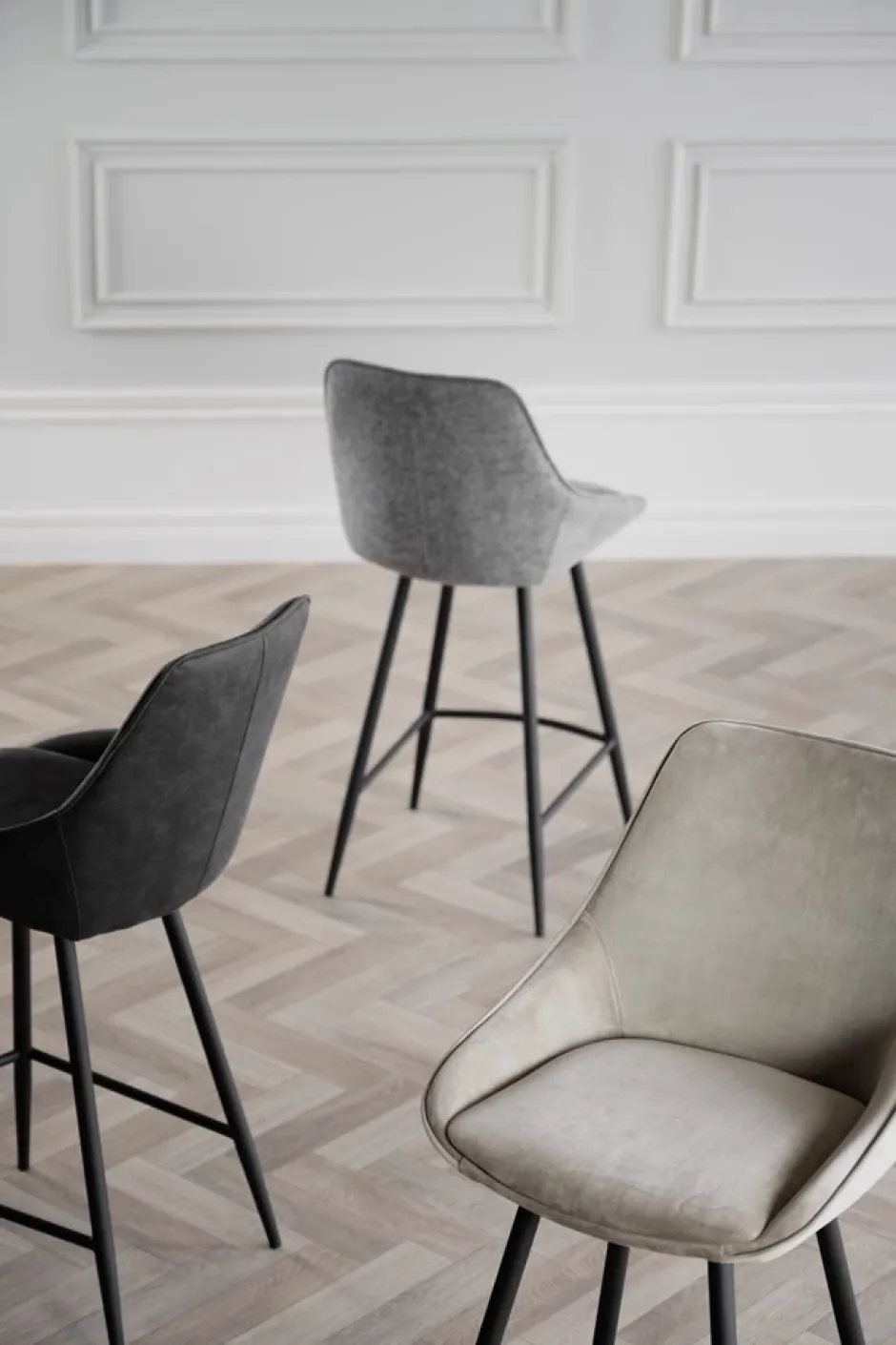 Barstolar|Kök|Rowico Home Barstol 'Sierra' - Grå