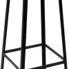 Barstolar|Kök|Vintage Barstol 'Wooden Seat' - Svart