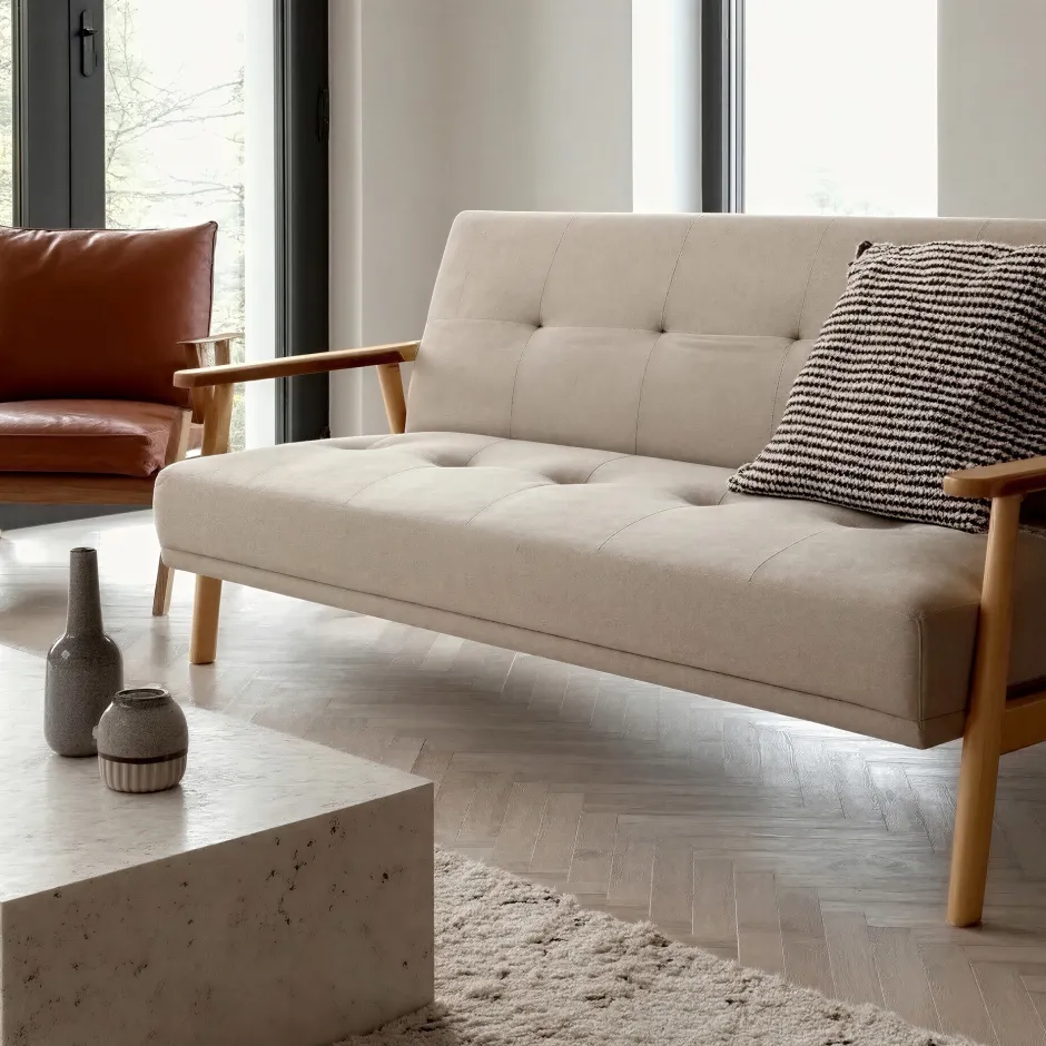 Bäddsoffor|Soffor|Reforma Bäddsoffa 'Klippan' - Beige