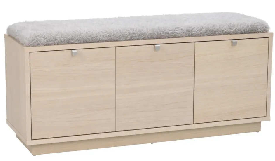 Bänkar|Kök|Rowico Home Bänk 'Confetti' 106cm - Vitpigmenterad