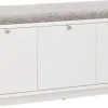 Bänkar|Kök|Rowico Home Bänk 'Confetti' 106x35cm - Vit/ Svart