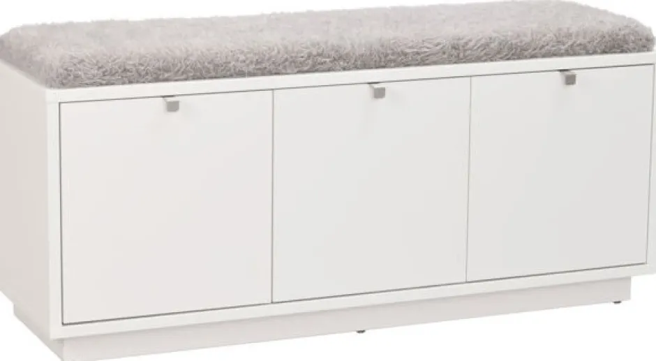 Bänkar|Kök|Rowico Home Bänk 'Confetti' 106x35cm - Vit/ Svart