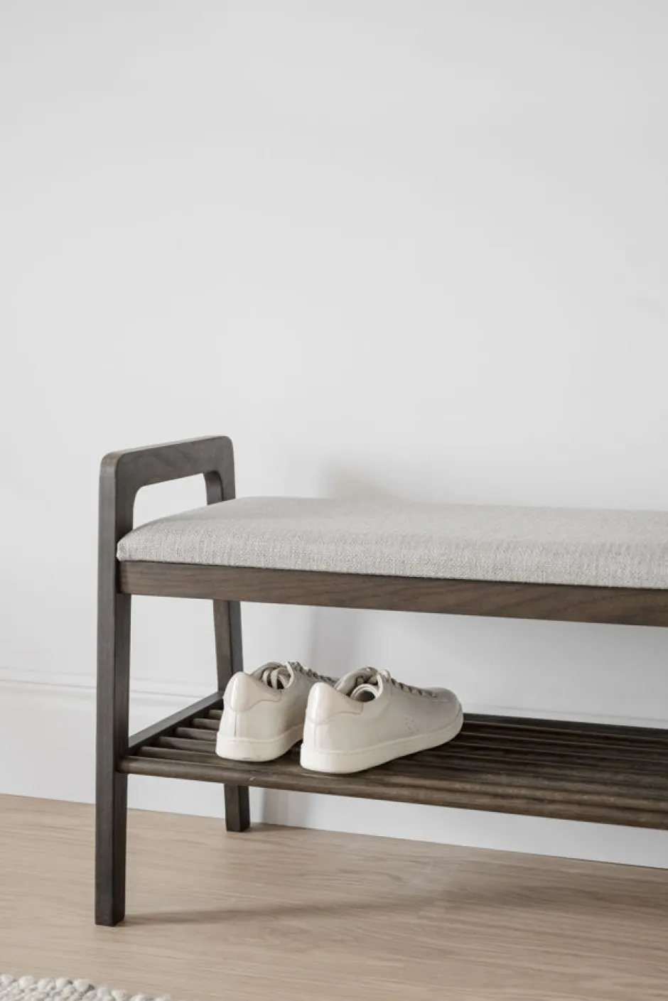 Hatt- Och Skohyllor|Hall|Rowico Home Bänk 'Inverness' - Brun/Beige