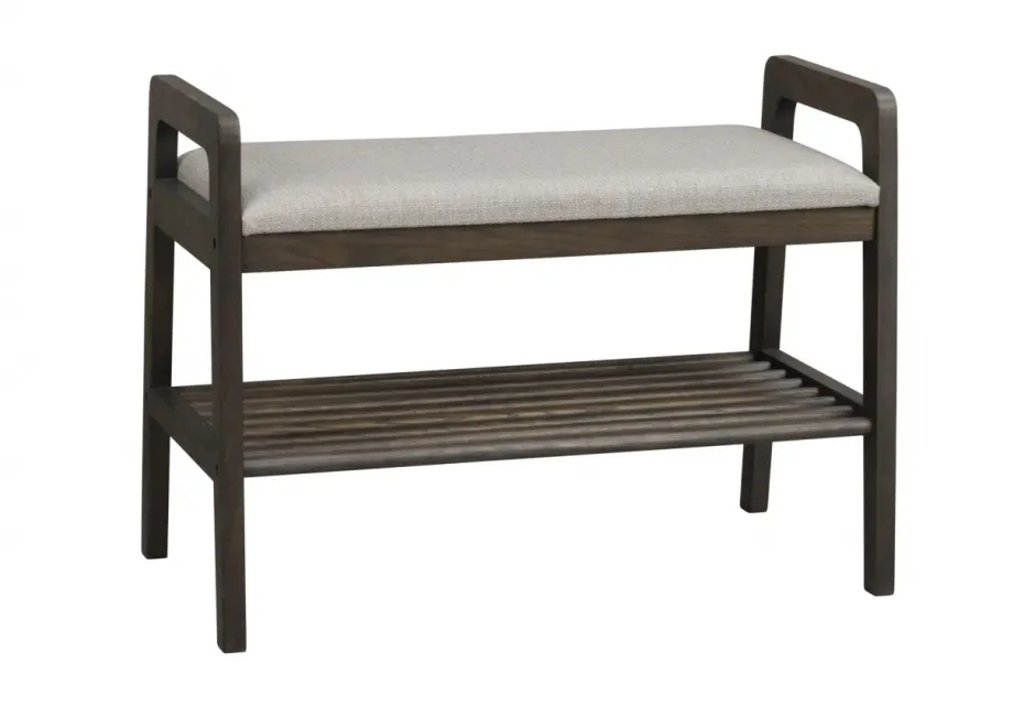 Hatt- Och Skohyllor|Hall|Rowico Home Bänk 'Inverness' - Brun/Beige