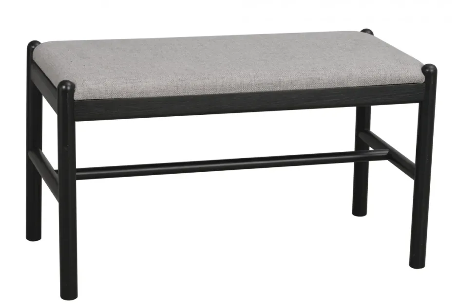 Bänkar|Kök|Rowico Home Bänk 'Milford' - Svart/Grå