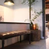 Bänkar|Kök|Trademark Living Bänk 'Sean' - Läder/Järn