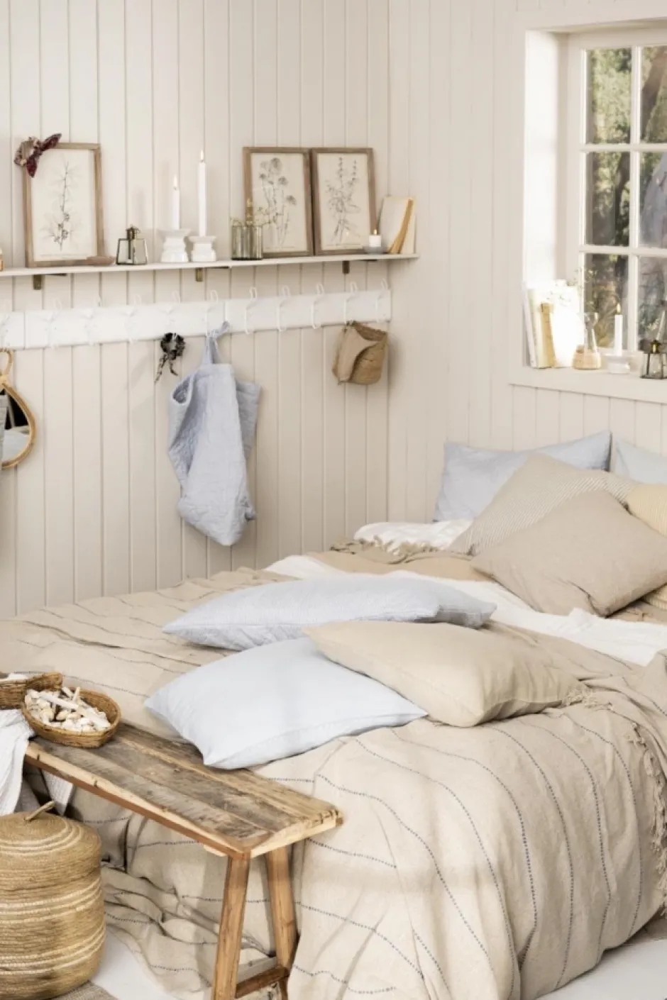 Bänkar|Bänkar Vintage|Ib Laursen Bänk 'Unique M' - Natur