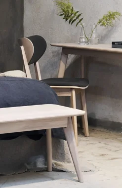 Bänkar|Kök|Rowico Home Bänk 'Yumi' - Vitpigmenterad ek