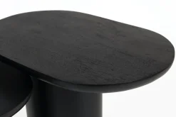 Soffbord|Vardagsrum|Zuiver Bord 2-set 'Bela' - Svart