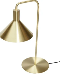 Lampor|Arbetsrum|Hübsch Bordslampa 'Yama' - Mässing