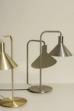 Lampor|Arbetsrum|Hübsch Bordslampa 'Yama' - Mässing