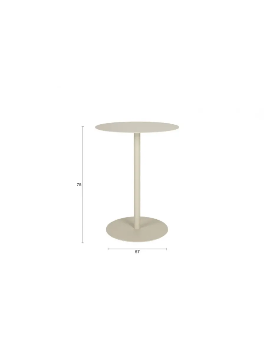 Runda Matbord|Matbord|Zuiver Bord 'Snow' - Beige