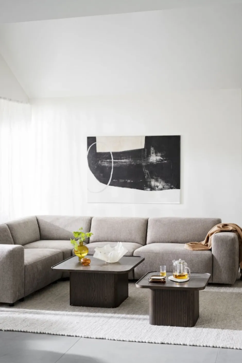Soffbord|Vardagsrum|Rowico Home Bord 'Sullivan' 60x60cm - Brun