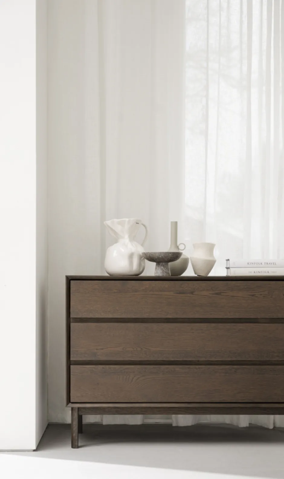 Byråer|Sovrum|Rowico Home Byrå 'Mackay' 3L - Brun