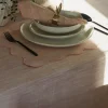 Bordsdukar|Svanefors Duk 'Sabina' Rund 200cm - Rosa