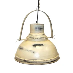 Taklampor|Hall|Reforma Factorylampa Vintage - Patinerad vit
