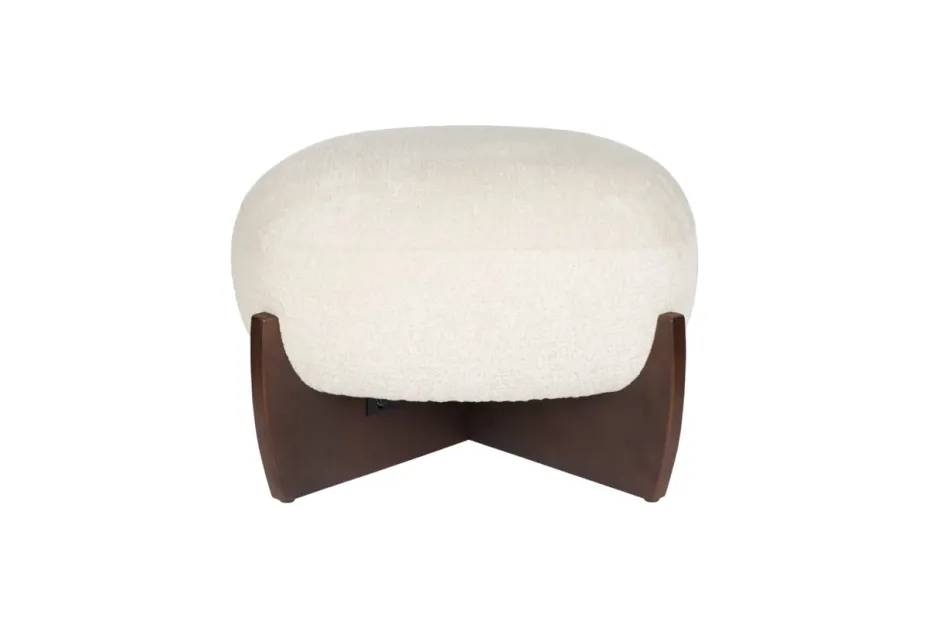 Pallar|Bänkar|Dutchbone Fotpall 'Emilius' - Beige