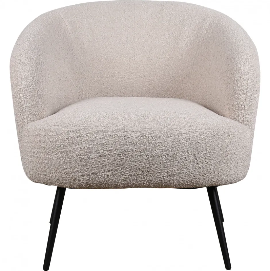 Fåtöljer|Vardagsrum|Reforma Fåtölj 'Capri' - Beige/Bouclé