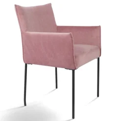 Stolar|Kök|Reforma Fåtölj 'Dion' - Sammet/Rosa