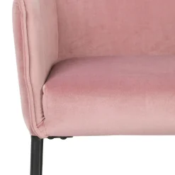 Stolar|Kök|Reforma Fåtölj 'Dion' - Sammet/Rosa