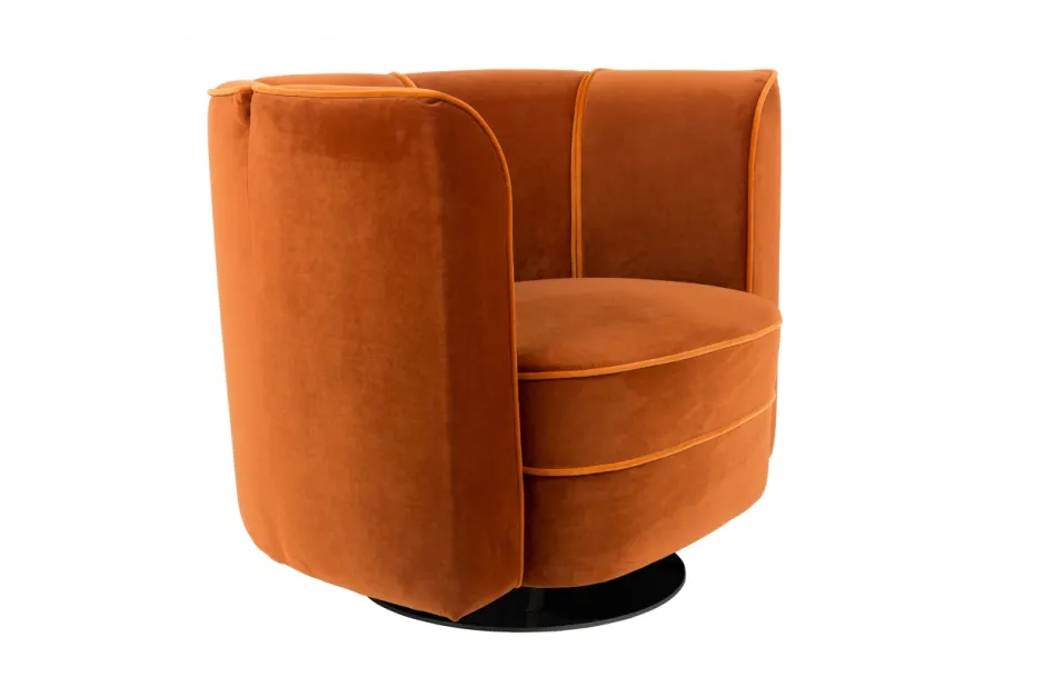 Fåtöljer|Vardagsrum|Dutchbone Fåtölj 'Flower' - Orange