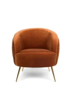Fåtöljer|Vardagsrum|Bold Monkey Fåtölj 'So curvy' - Orange