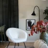 Fåtöljer|Sittmöbler|ByOn Fåtölj 'Theodore' - Vit