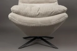 Fåtöljer|Vardagsrum|Dutchbone Fåtölj 'Vince' - Beige