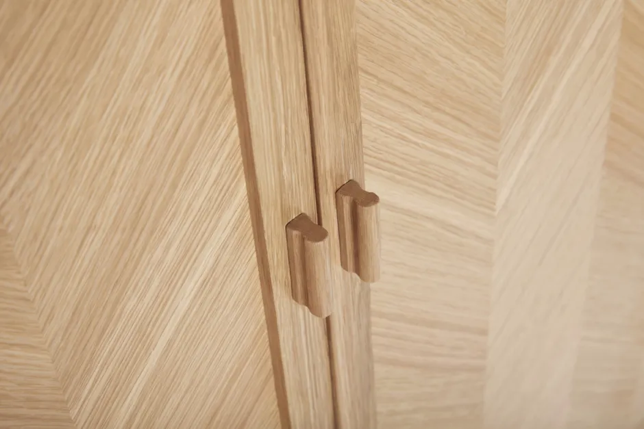 Skåp Och Skänkar|Hall|Hübsch Garderob 'Herringbone' - Natur