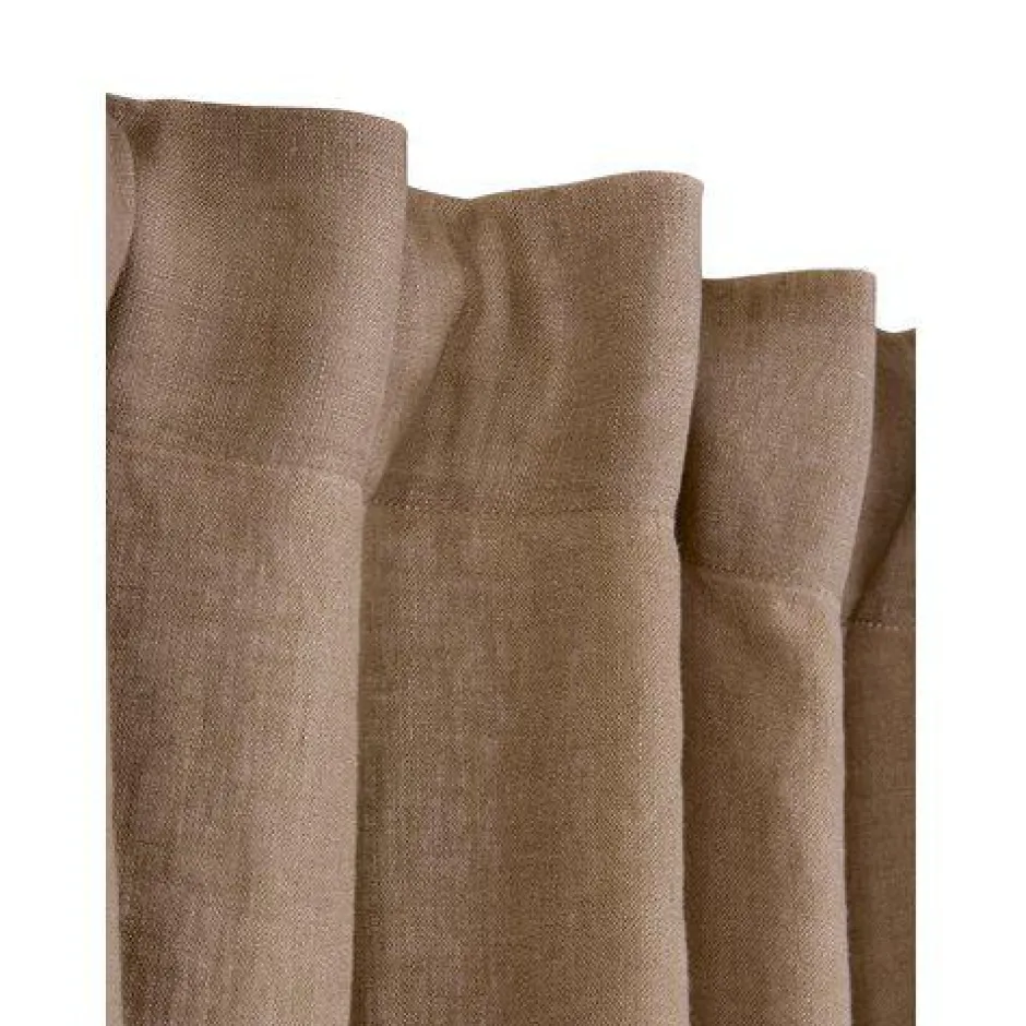Gardiner|Textilier|Svanefors Gardin 'Julie' 2-pack 145x280 - Mörk Brun
