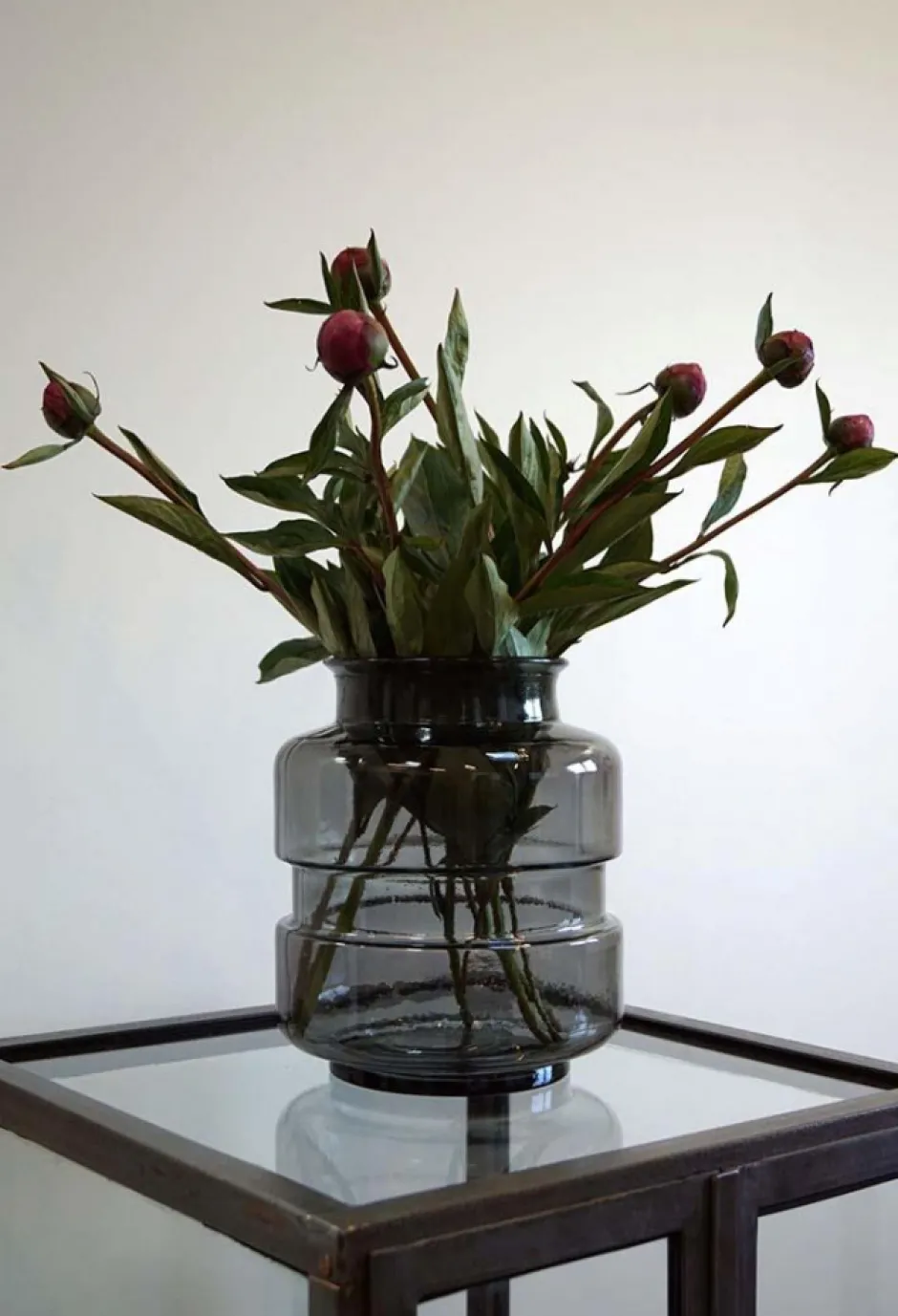 Vaser|Kök|Trademark Living Glasvas 'Noel' - Grå