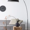 Golvlampor|Sovrum|Zuiver Golvlampa 'Arc' - Svart