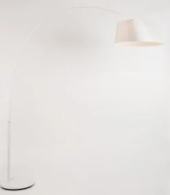 Golvlampor|Sovrum|Zuiver Golvlampa 'Arc' - Vit