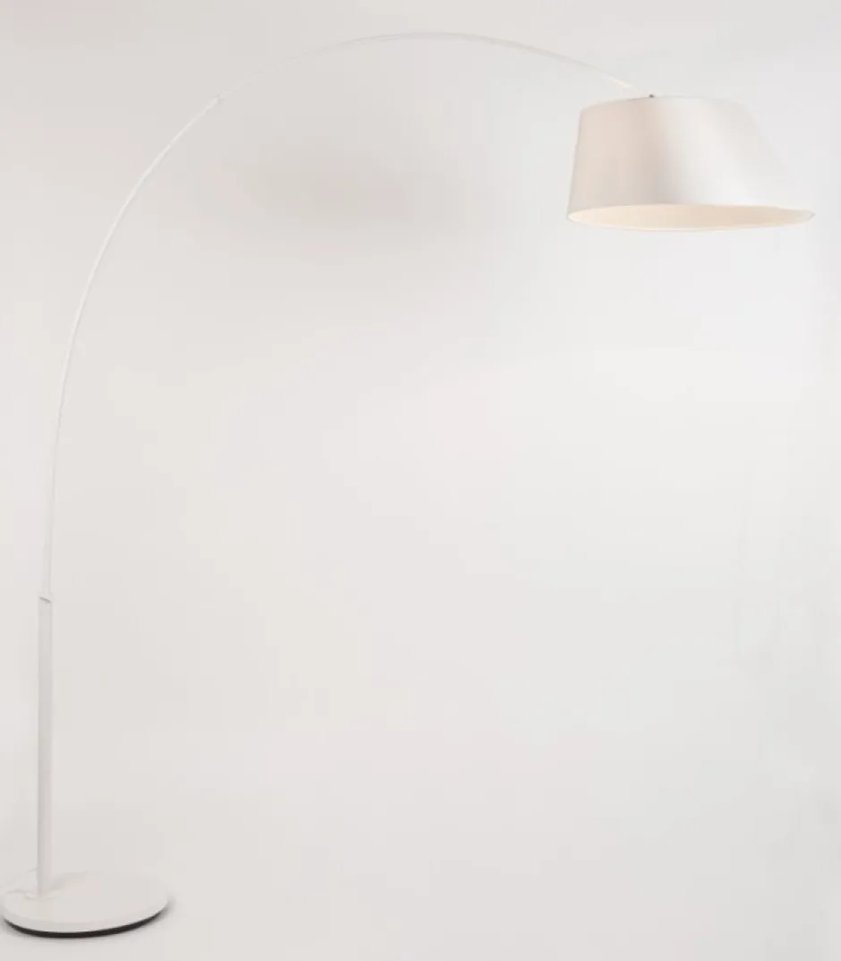 Golvlampor|Sovrum|Zuiver Golvlampa 'Arc' - Vit