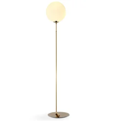 Golvlampor|Sovrum|Reforma Golvlampa 'Creme Satin' - Mässing