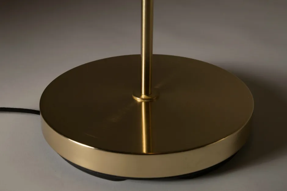 Golvlampor|Sovrum|Dutchbone Golvlampa 'Eclipse' - Mässing