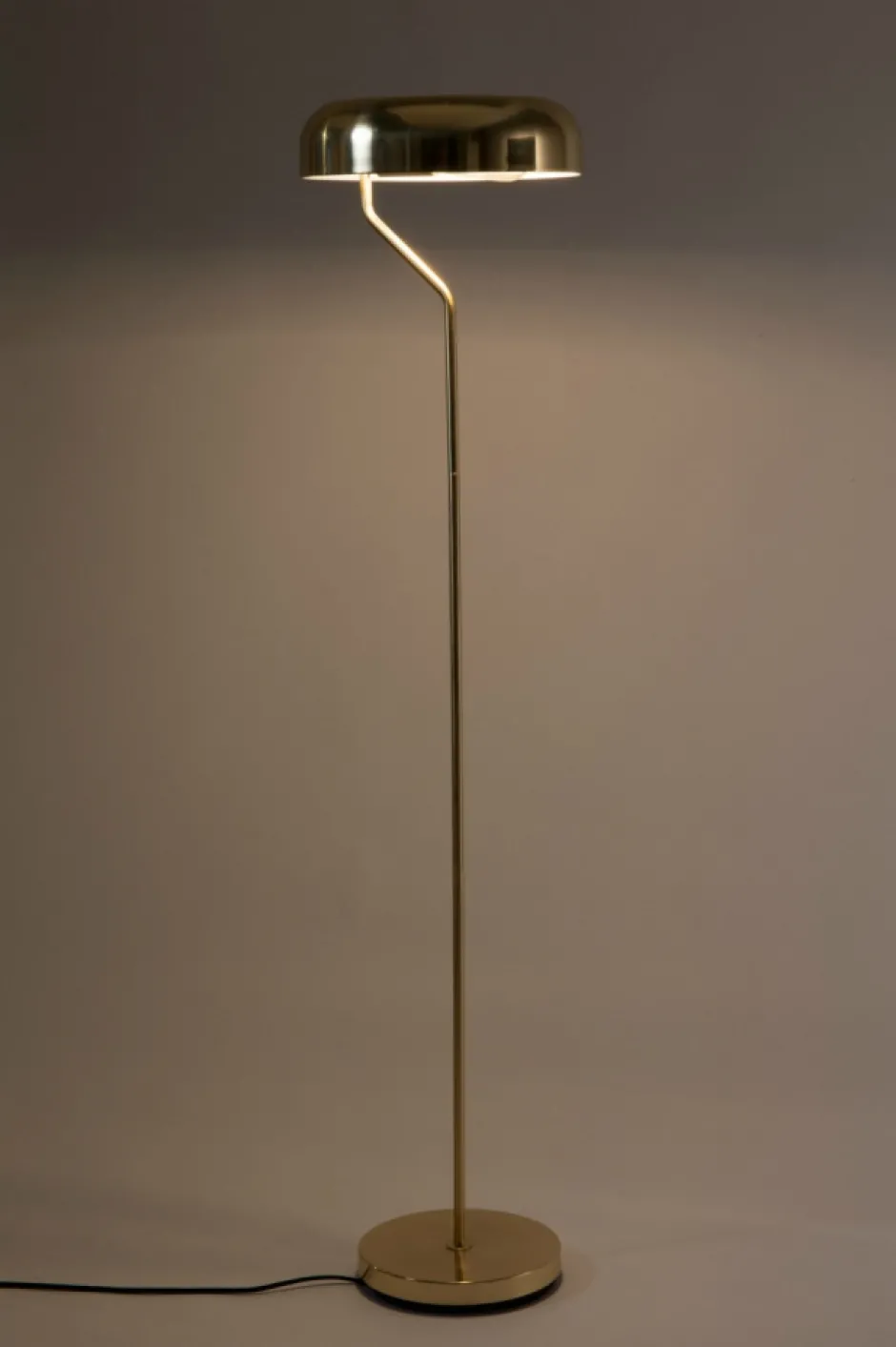 Golvlampor|Sovrum|Dutchbone Golvlampa 'Eclipse' - Mässing