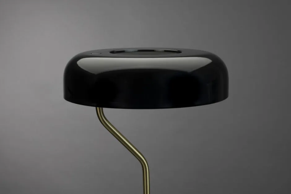 Golvlampor|Sovrum|Dutchbone Golvlampa 'Eclipse' - Svart