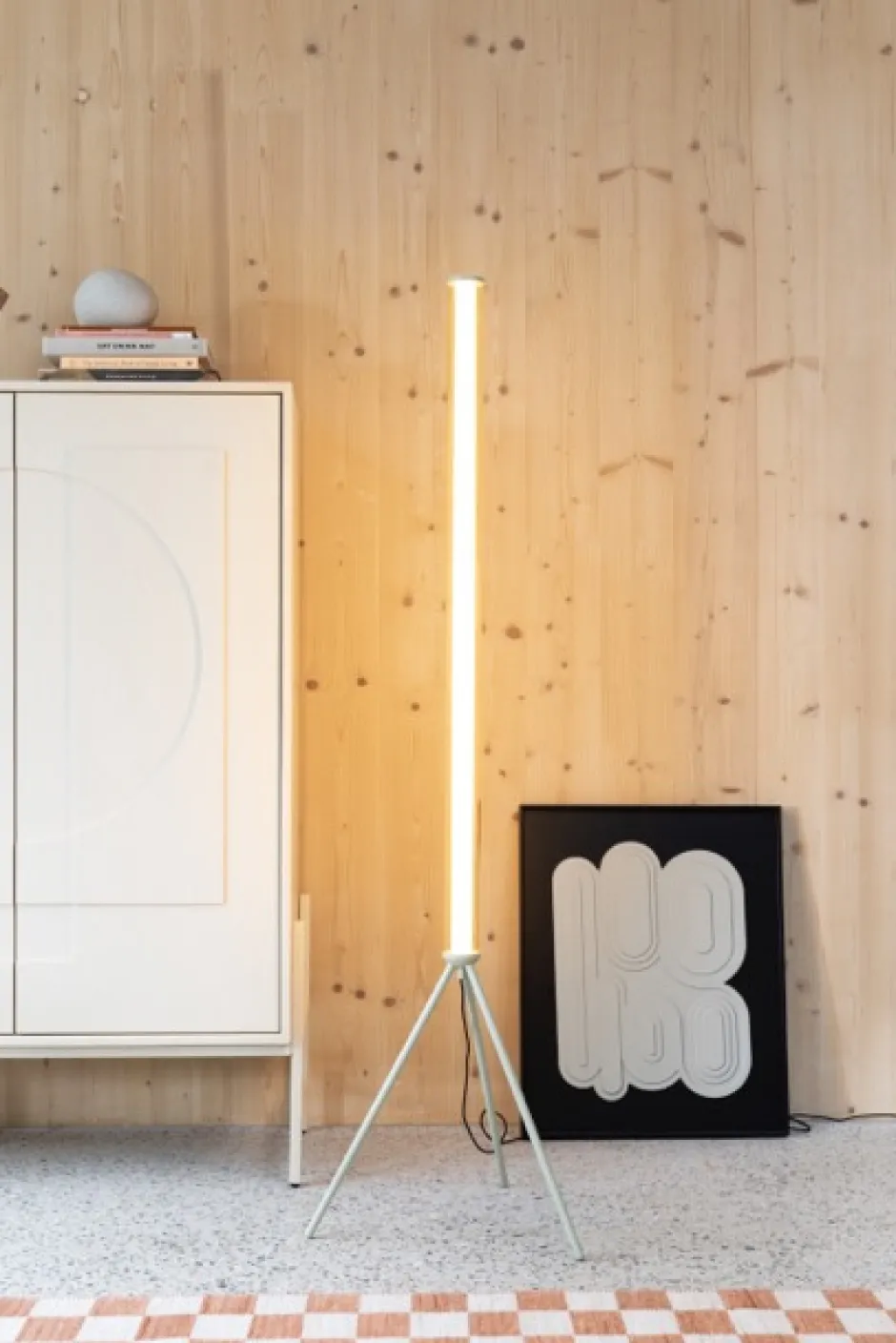 Golvlampor|Sovrum|Zuiver Golvlampa 'Scotty' 51x51 - Beige