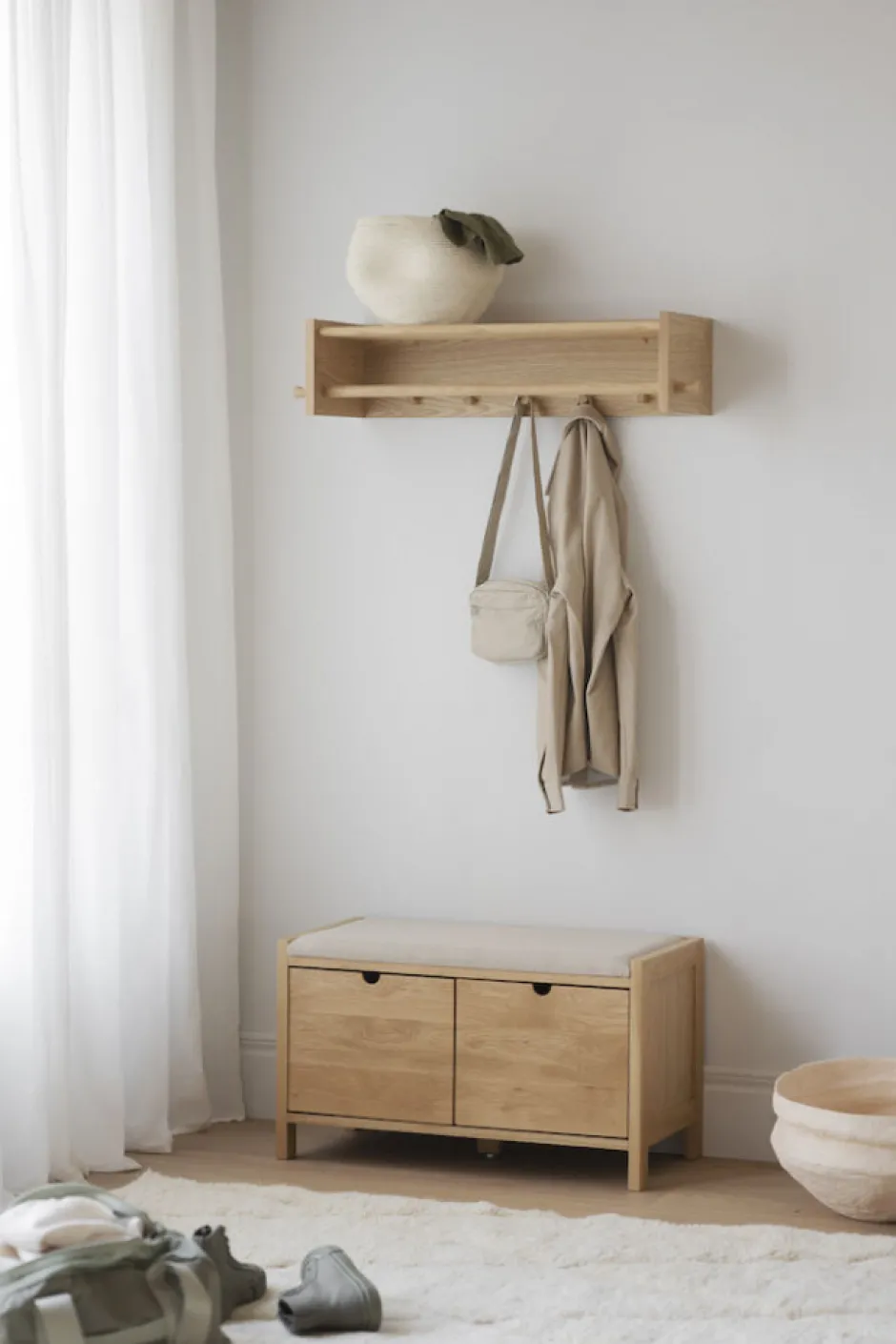 Hatt- Och Skohyllor|Hall|Rowico Home Hatthylla 'Hillmond' - Ek
