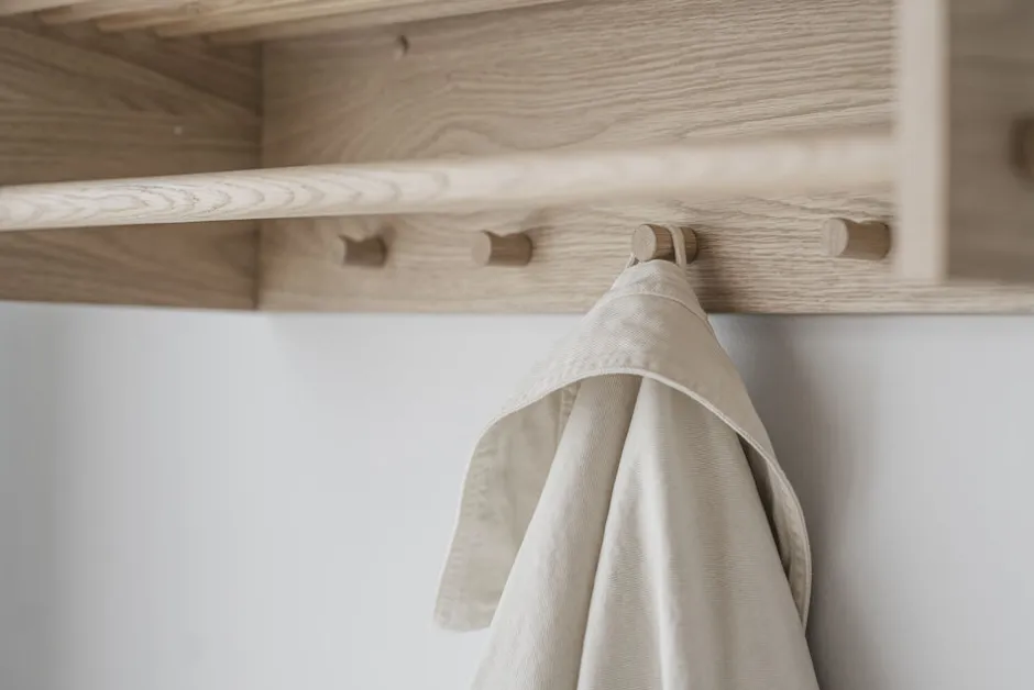 Hatt- Och Skohyllor|Hall|Rowico Home Hatthylla 'Hillmond' - Ljus ek