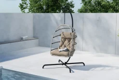 Trädgårdsstolar|Uteplats|Garden Prestige Hängstol 'Trezza' - Grå/Svart