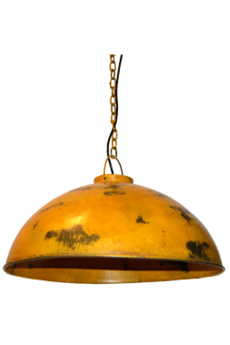 Taklampor|Hall|Trademark Living Industrilampa 'Thormann' - Gul/Patina