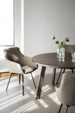 Stolar|Kök|Rowico Home Karmstol 'Alison'- Mörk