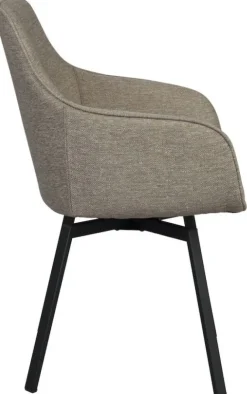 Stolar|Kök|Rowico Home Karmstol 'Alison'- Mörk