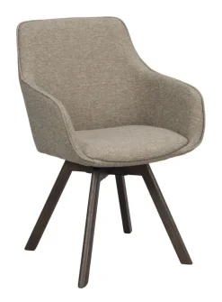 Stolar|Kök|Rowico Home Karmstol 'Alison' - Mörkbeige